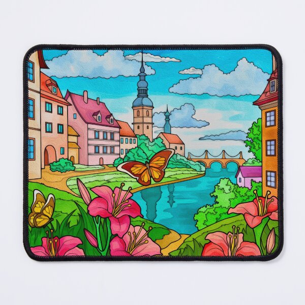 Item preview, Belgrade in Bloom - A Riverside Story designed and sold by Anas Arts.