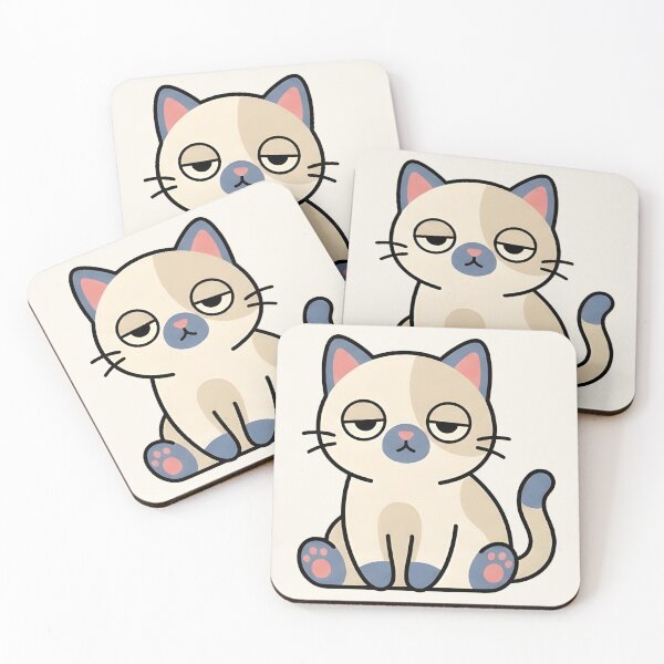 Item preview, Unbothered Cat - Minimal Cute Illustration designed and sold by Inna Myrien.