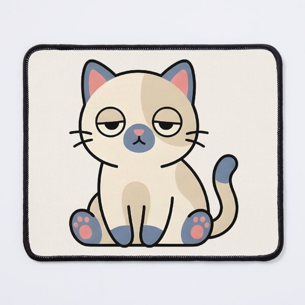 Item preview, Unbothered Cat - Minimal Cute Illustration designed and sold by Inna Myrien.