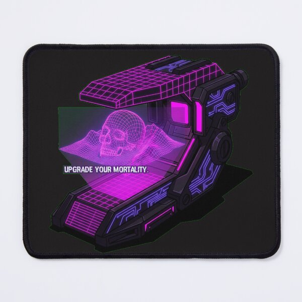 Item preview, The Topology Scanner Skull Synthwave Cyberpunk Art designed and sold by Thaivi Design.