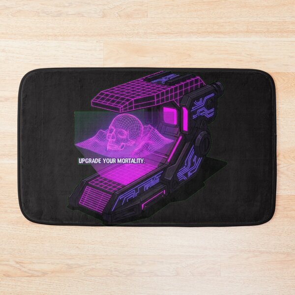 Item preview, The Topology Scanner Skull Synthwave Cyberpunk Art designed and sold by Thaivi Design.