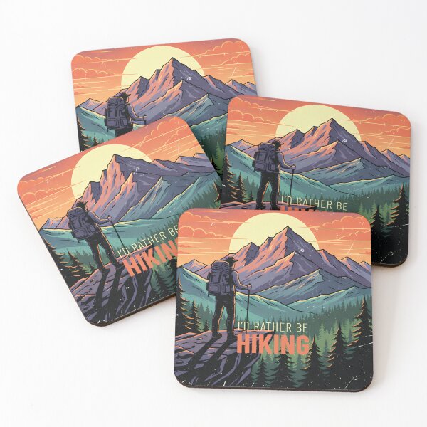 Item preview, I'D RATHER BE HIKING 01 designed and sold by Mindwork Creative Arts.