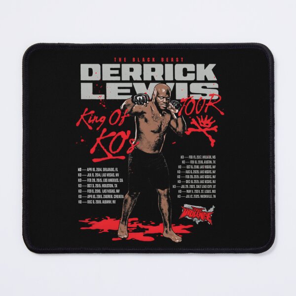 Item preview, Derrick Lewis King of KO Tour designed and sold by JeyVel.