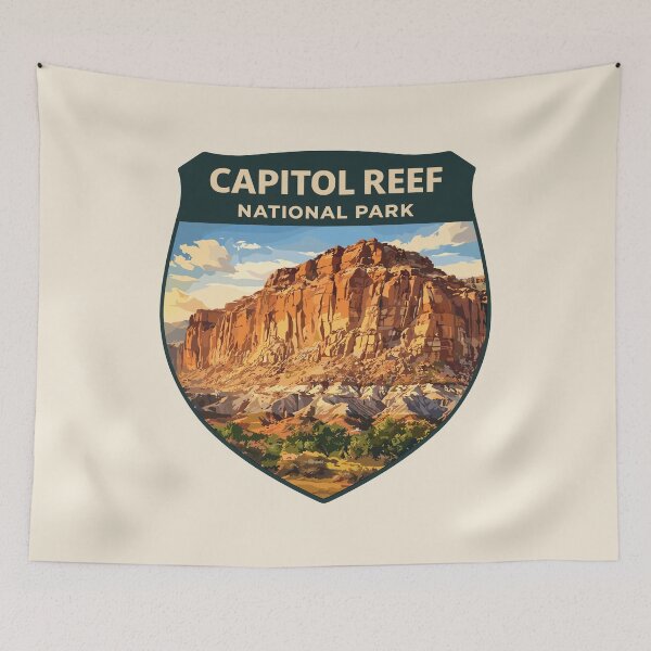 Item preview, Capitol Reef National Park Utah Sticker designed and sold by Gideon Emmerich.