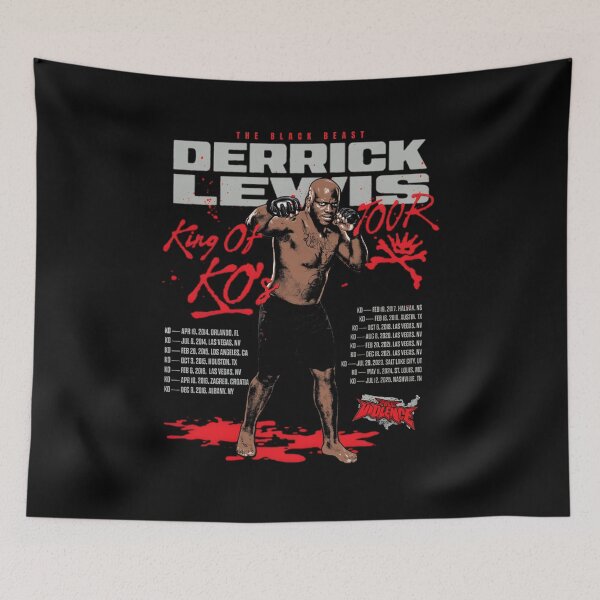 Item preview, Derrick Lewis King of KO Tour designed and sold by JeyVel.