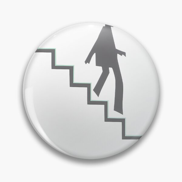 Item preview, Man Descending Stairs Silhouette designed and sold by WaddleWonders.