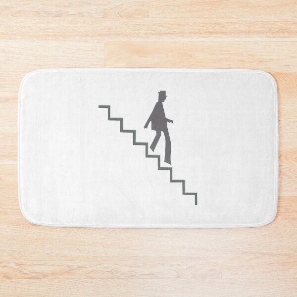 Item preview, Man Descending Stairs Silhouette designed and sold by WaddleWonders.