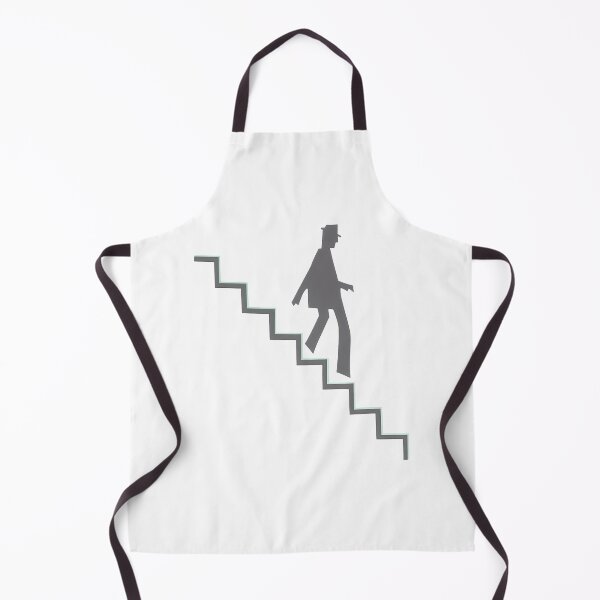 Item preview, Man Descending Stairs Silhouette designed and sold by WaddleWonders.