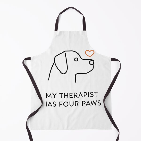 Item preview, My Therapist Has Four Paws Dog Lover Gift | Cute Pet Owner Quote designed and sold by VibranPalette.