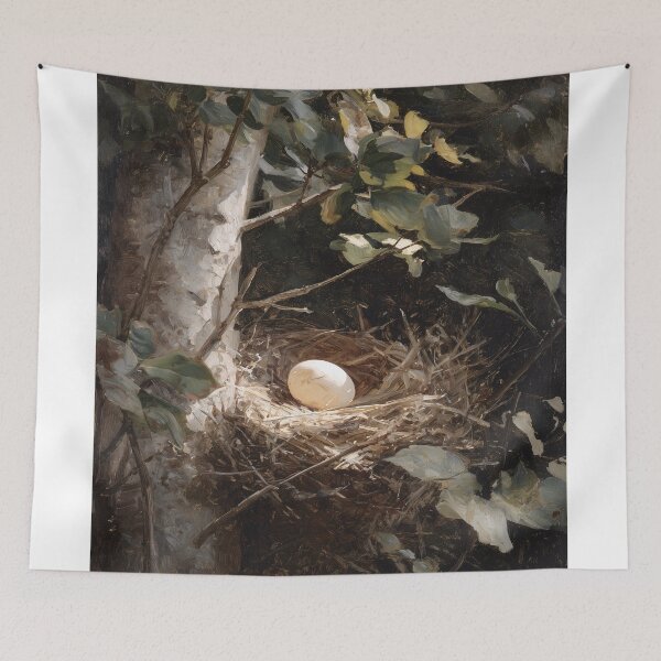 Item preview, Nestled Egg in a Forest Scene designed and sold by lautir.
