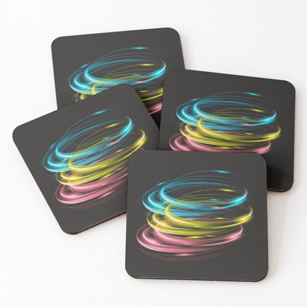 Item preview, Neon Vortex Swirls – Energetic Abstract Glow designed and sold by SolutionsArt.