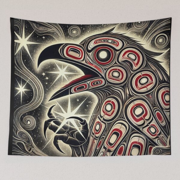 Item preview, Raven Steals the Stars – Northwest Coast Inspired Art | Indigenous Mythology designed and sold by Alaska Magick.
