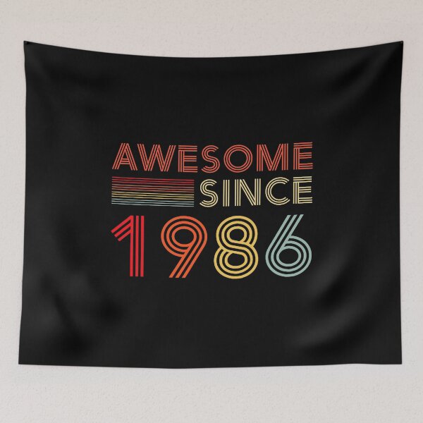 Item preview, 40 Birthday Decorations Men 40yr Awesome 1986 40th Birthday designed and sold by KathieFaugh.
