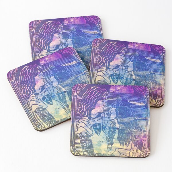 Item preview, Guinevere and Lancelot designed and sold by IndigoStarry.