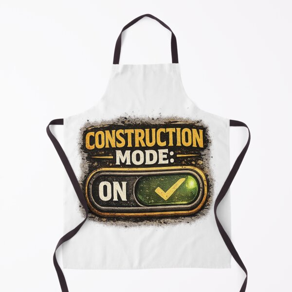 Item preview, Construction Mode On Funny Construction Worker T-Shirt designed and sold by Designpnl.