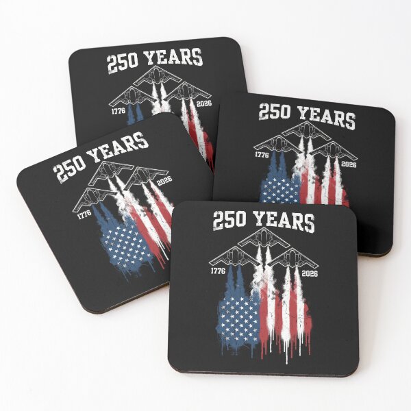 Item preview, USA 250 Years - 1776-2026 Stealth Bomber Trio Patriotic designed and sold by G350.