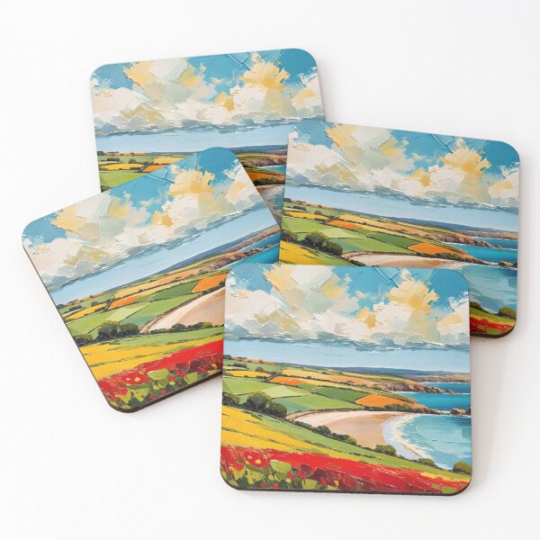 Item preview, Fields Meeting the Sea designed and sold by Undersea Ai Art.