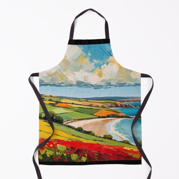 Item preview, Fields Meeting the Sea designed and sold by Undersea Ai Art.