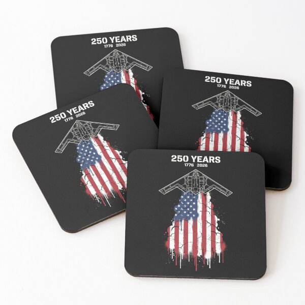 Item preview, USA 250th Anniversary 1776-2026 - Stealth Bomber Blueprint Flag designed and sold by G350.