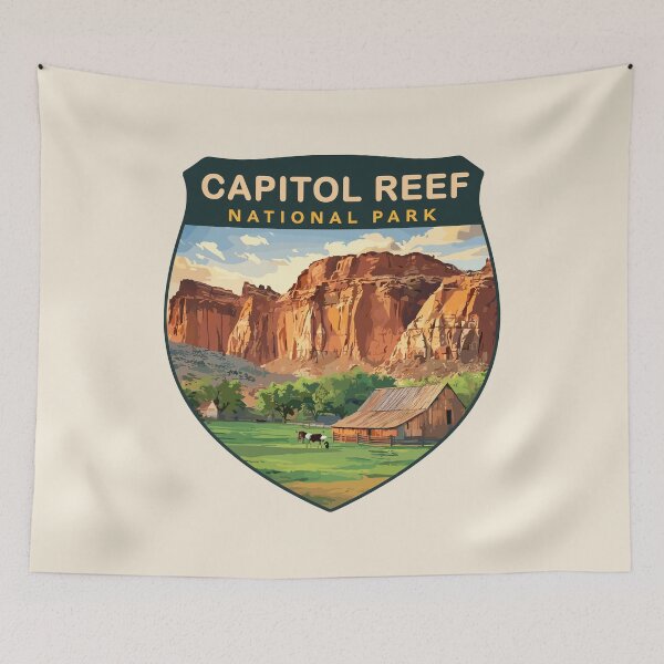 Item preview, Capitol Reef National Park Utah Sticker designed and sold by Gideon Emmerich.