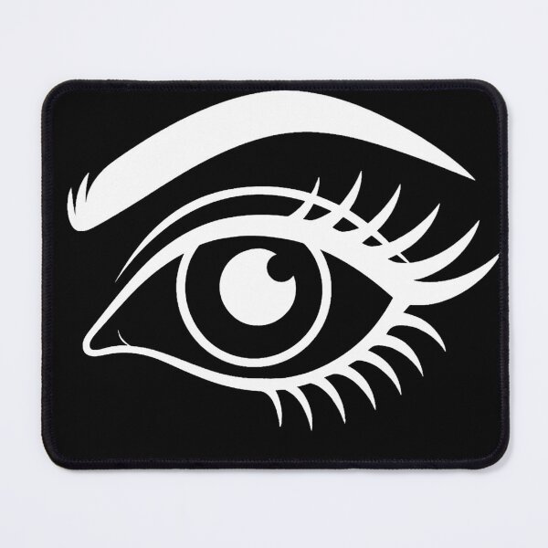 Item preview, Ocean blue Eyes, minimalist design (nrgative ver) designed and sold by Moonshroomarts.