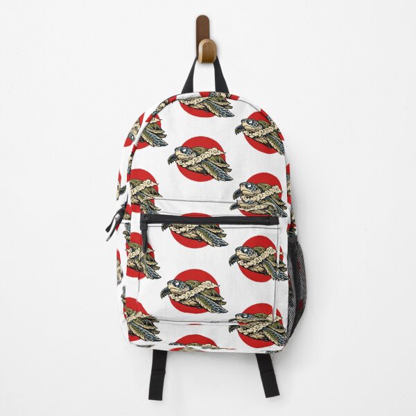 Item preview, Japanese Neo Traditional Sea Turtle Rising Sun designed and sold by zoughlal.
