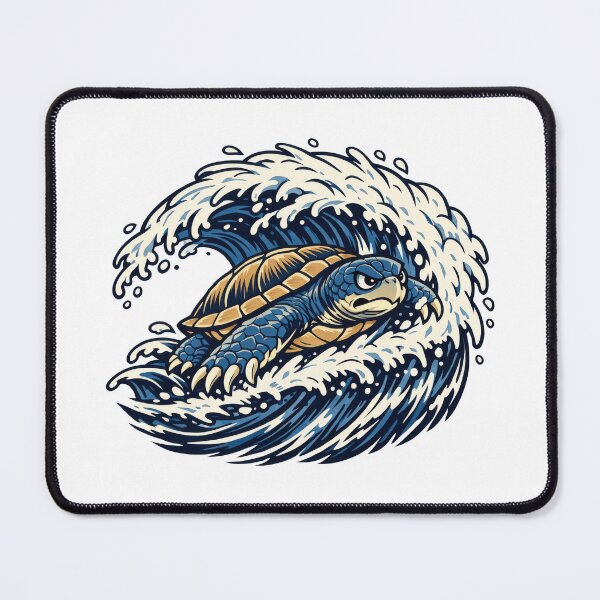 Item preview, Sea Turtle Surfing The Great Wave Off Kanagawa designed and sold by zoughlal.