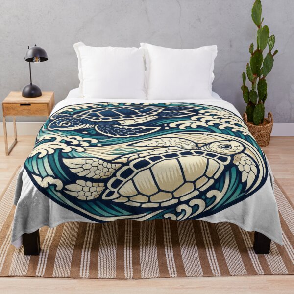 Item preview, Yin Yang Sea Turtles Balanced Ocean Harmony designed and sold by zoughlal.