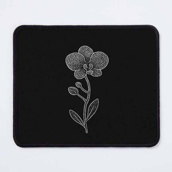 Item preview, Orchid Flower Exotic Elegant Dot Art designed and sold by ConcienciaEco.