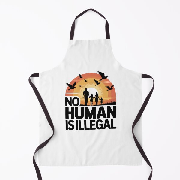 Item preview, No Human Is Illegal | Cosmic Humanity Art Print designed and sold by Panom Suavichien.