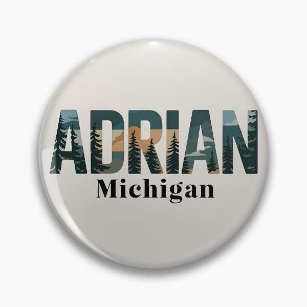 Aperçu de l'œuvre Adrian, Michigan, Adrian Mi, Adrian Michigan créée et vendue par MoMidoStore.