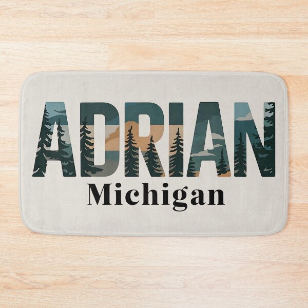 Artikelvorschau, Adrian, Michigan, Adrian Mi, Adrian Michigan entworfen und verkauft von MoMidoStore.