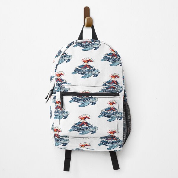 Item preview, Mount Fuji Volcano Erupting On Sea Turtle Back designed and sold by zoughlal.