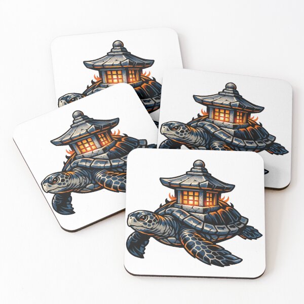 Item preview, Japanese Stone Lantern Sea Turtle Night Guide designed and sold by zoughlal.