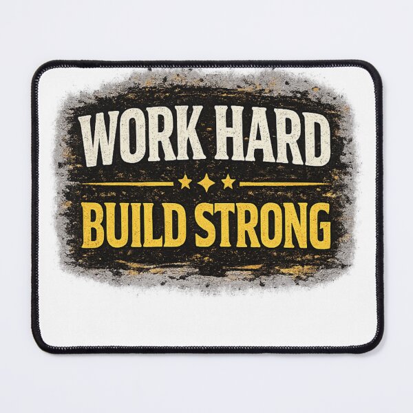 Item preview, Work Hard Build Strong Construction Worker T-Shirt designed and sold by Designpnl.