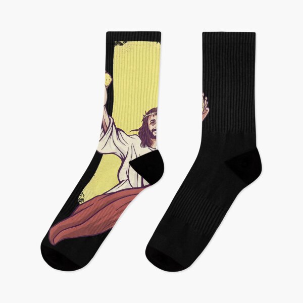 Item preview, Funny Jesus Holding Tacos Mexican Food Humor Christian Religion Faith Graphic designed and sold by DrawHandArt.