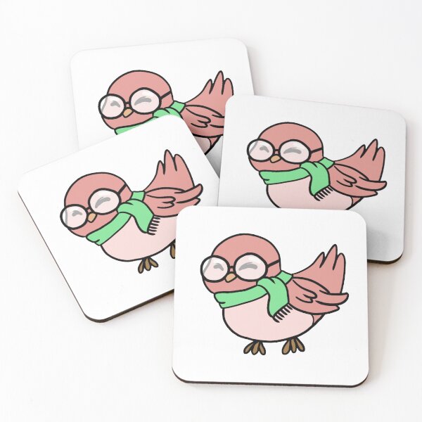 Item preview, Nerdy glasses bird designed and sold by kachow9500.