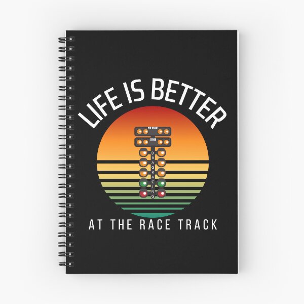 Item preview, Life is Better at the Race Track Drag Racing Drag Strip Racetrack Mood Fast Cars Drag Racing Tree designed and sold by CarantinedChaos.