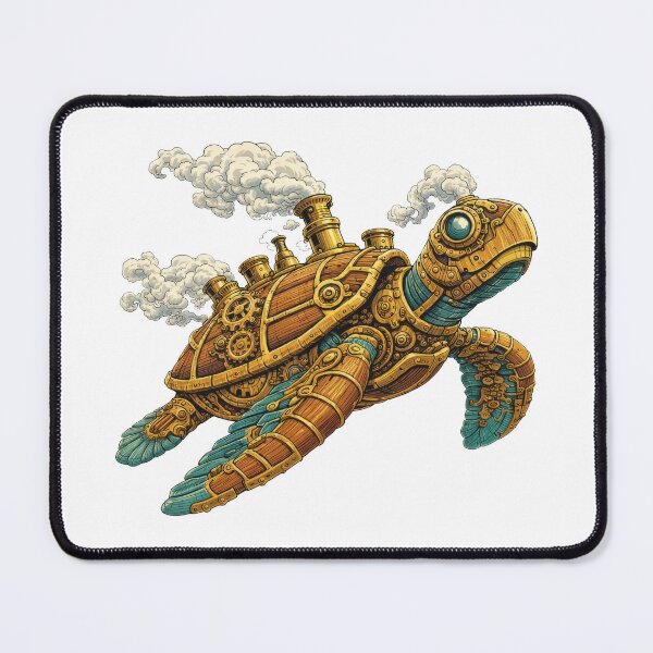 Item preview, Steampunk Mechanical Sea Turtle Clockwork Gears designed and sold by zoughlal.