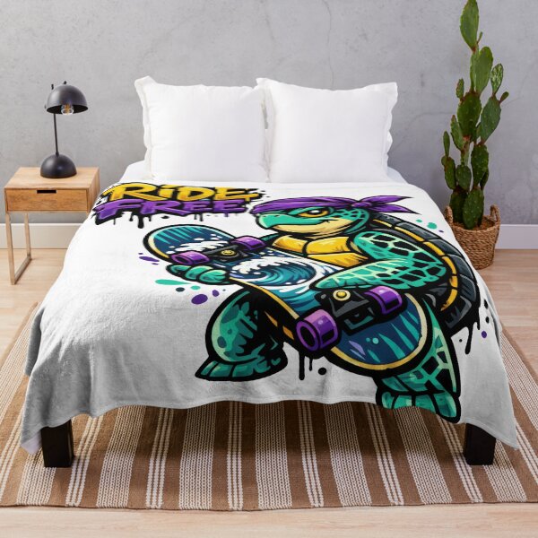 Item preview, Urban Streetwear Sea Turtle Skateboarder designed and sold by zoughlal.