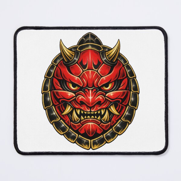 Item preview, Japanese Oni Demon Mask Hidden In Turtle Shell designed and sold by zoughlal.