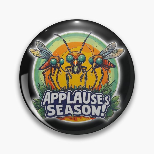 Item preview, Funny Humoristic Mosquitos APPLAUSE'S SEASON! designed and sold by Giulivo Store Graphic.