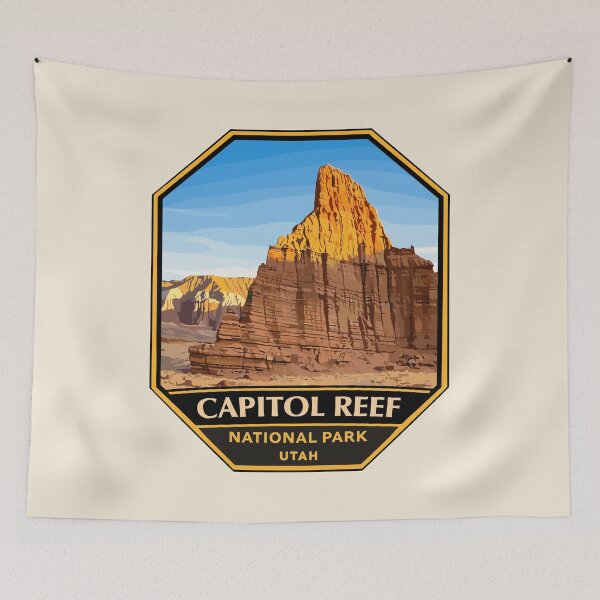 Item preview, Capitol Reef National Park Utah Sticker designed and sold by Gideon Emmerich.