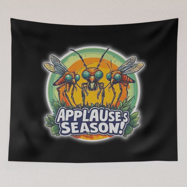 Item preview, Funny Humoristic Mosquitos APPLAUSE'S SEASON! designed and sold by Giulivo Store Graphic.
