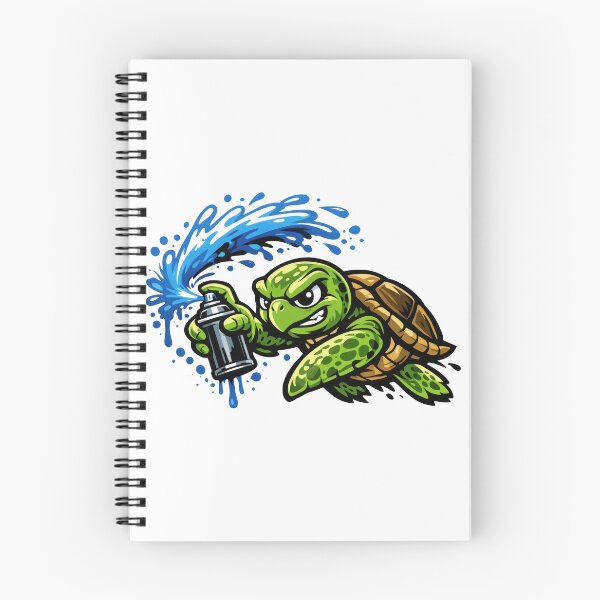 Item preview, Graffiti Artist Sea Turtle With Spray Paint Can designed and sold by zoughlal.