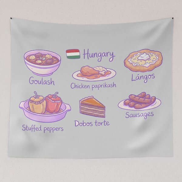 Item preview, Hungary Food  designed and sold by HowToCanadian.