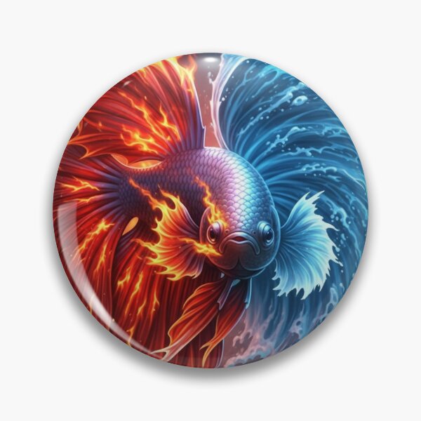 Item preview, An artistic illustration inspired by the betta fish designed and sold by TeamBettas.