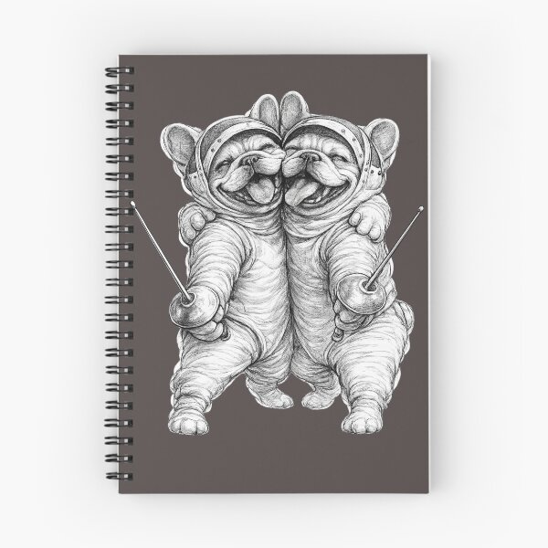 Item preview, Fencer Bulldogs Hug designed and sold by ChillCharmStudio.