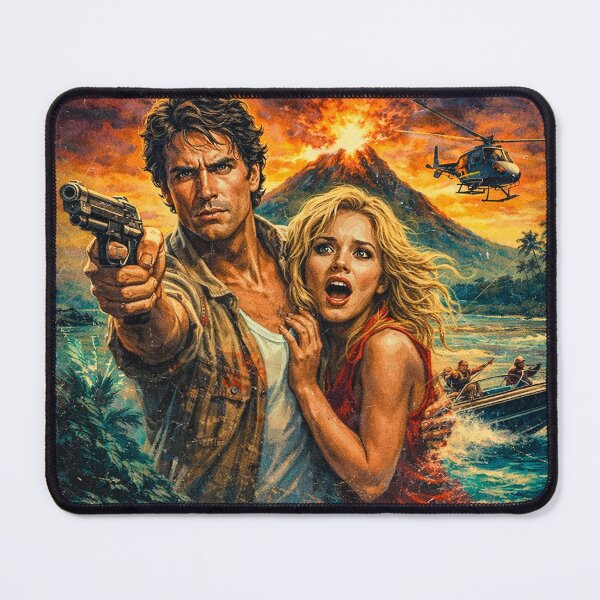 Item preview, Rescue on the Island Retro on VHS designed and sold by Vexel - Digital Armor.