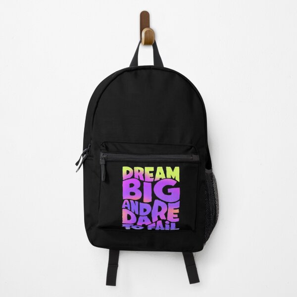 Item preview, Dream Big and Dare to Fail – Motivational Quote Gradient Typography Design designed and sold by ULTIMATE CREATIONS.